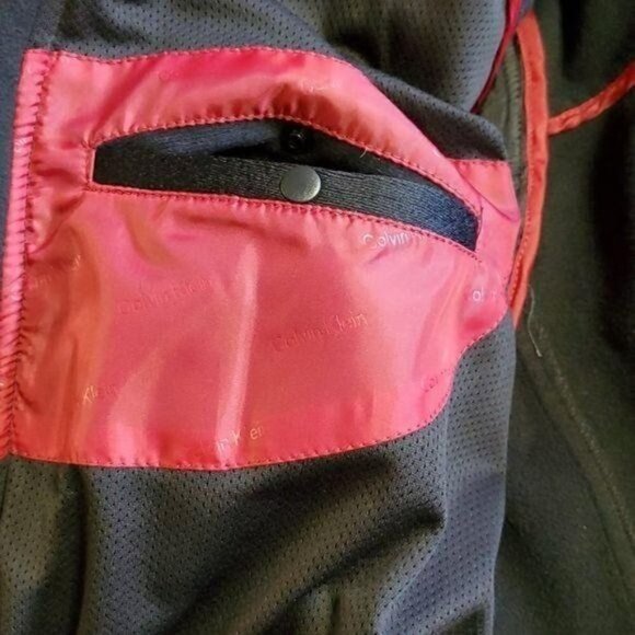 Calvin Klein Water Resistant & Wind Protectant Zippered Pockets Sz M Jacket - Picture 9 of 13
